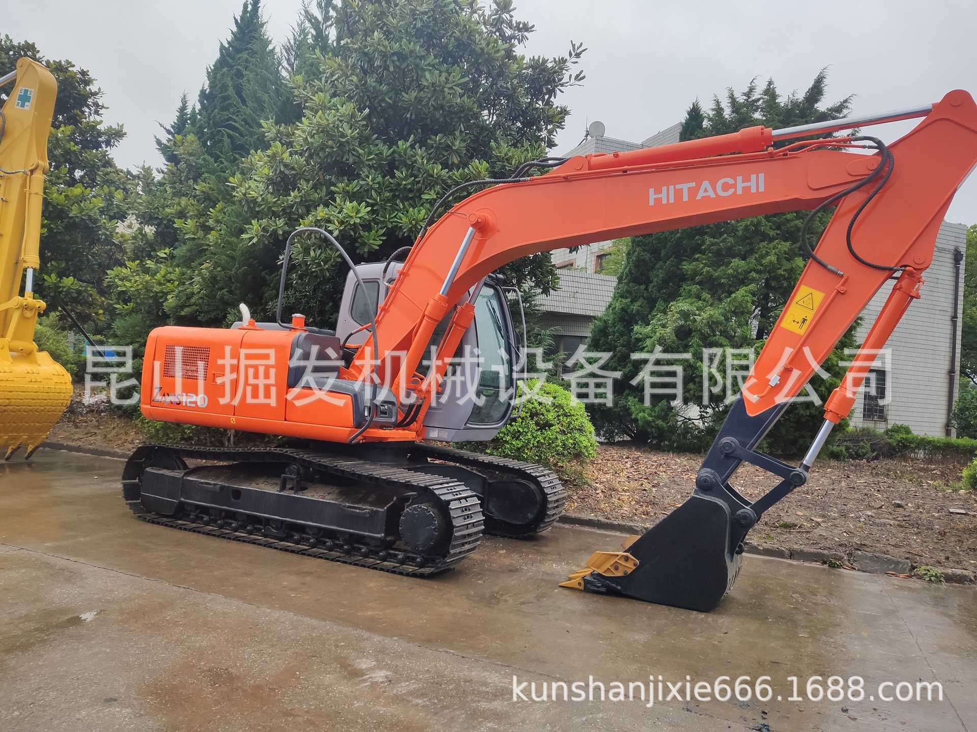 HITACHI日立EX120挖掘机 日立12吨挖机二手