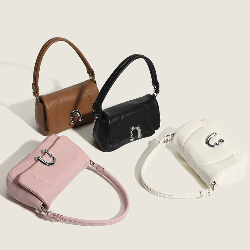 Underarm One-Shoulder Bag, Diamond Pattern Handheld Purse, Compact 18×8×12 cm