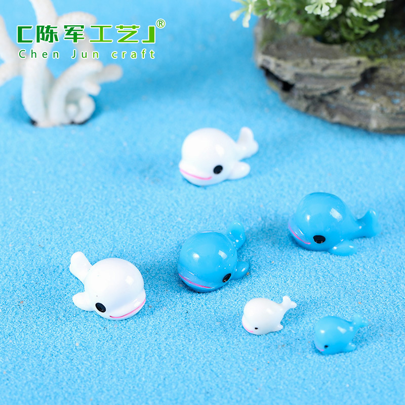 Cá heo lớn, tiểu cảnh biển DIY, trang trí bể cá và chậu rêu sáng tạo (z-CJ-1063)