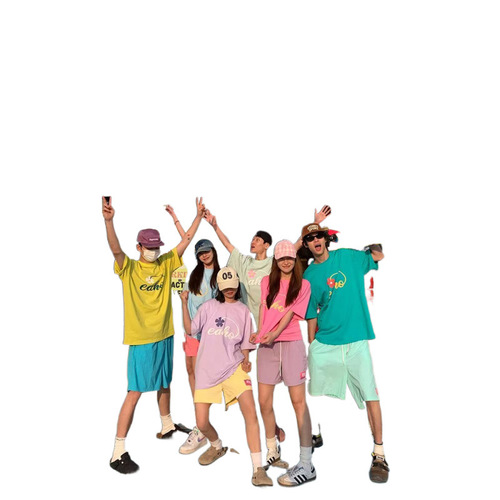 Summer Loose 5-inch Short Shorts for Men and Women, Dopamine Style, Candy Colors, Hip-hop Street Dance Casual Pants, Trendy