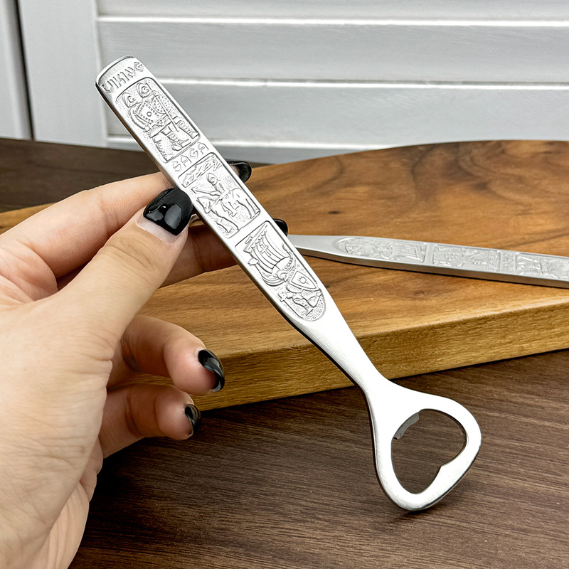 Chockmen 18 / 10 cóctel de acero inoxidable abre botellas de cerveza abre botellas de tapa creativa