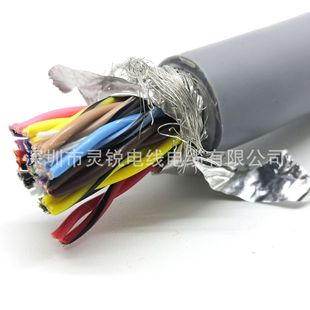 12-core Drag Chain Cable TRVSP-12*24AWG PUR Cold-resistant, Oil-resistant, Wear-resistant and Foldable-resistant 15.0million Times Gray