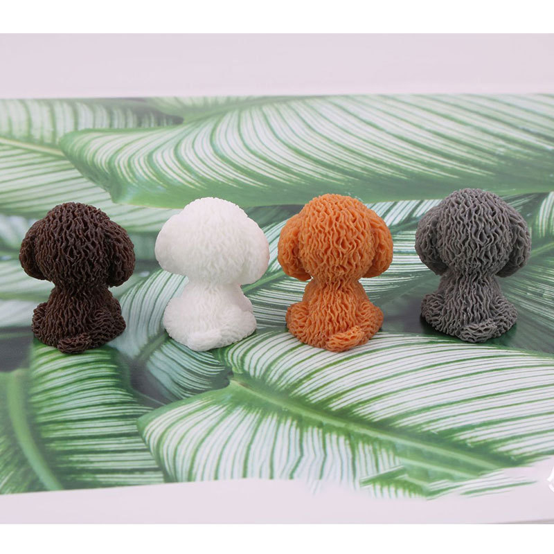 Puppy Teddy Moss micro paisaje decoración resina artesanía DIY paisajismo accesorios de la joyería material