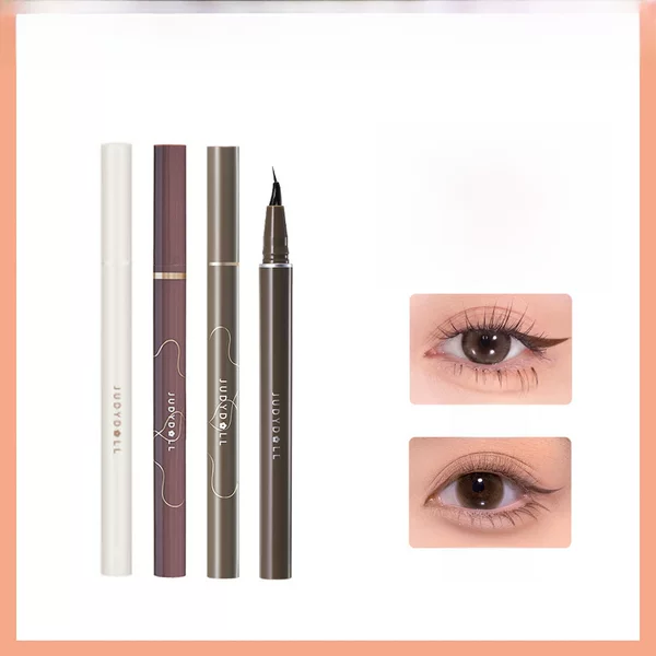 Judydoll Orange Slender Cloud Eyeliner Pen Precision Eyeliner Very Fine Quick Drying Novice Brown