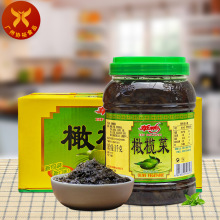 华鹏 橄榄菜1kg*6瓶 潮汕特产蓬松口感下饭佐餐配粥小菜