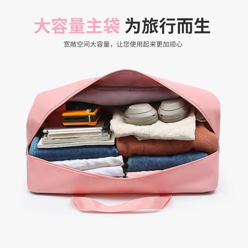 Bolsa de viaje puede cubrir el caso de la carretilla de embarque de corta distancia bolsa de viaje de gran capacidad de almacenamiento de moda de las mujeres portátil de yoga bolsa de fitness