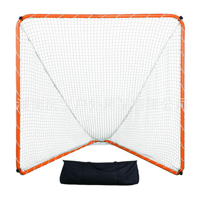 6*6*7英尺长曲棍球网曲棍球门铁管款三角曲棍球球门三角龙门网