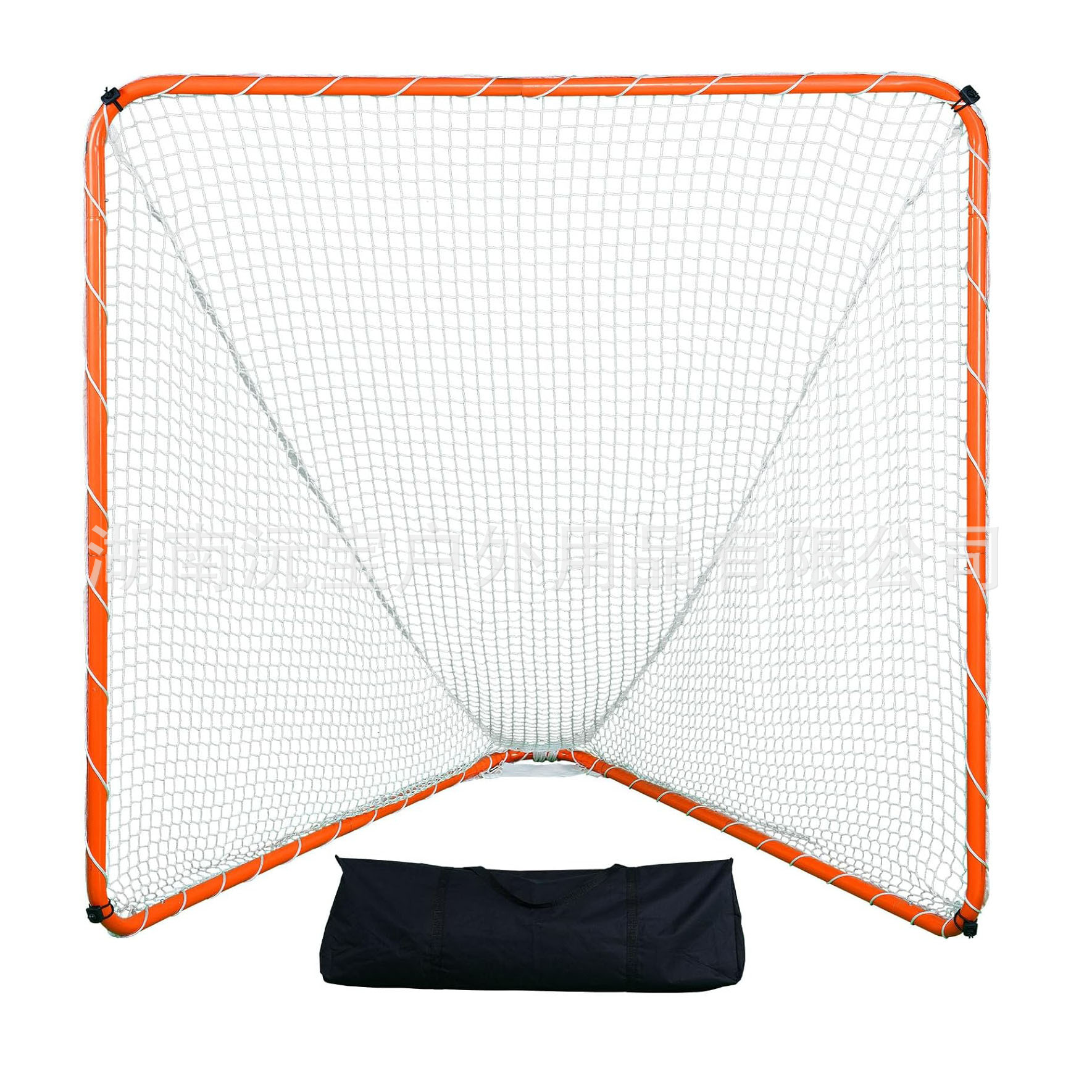 6*6*7英尺长曲棍球网曲棍球门铁管款三角曲棍球球门三角龙门网