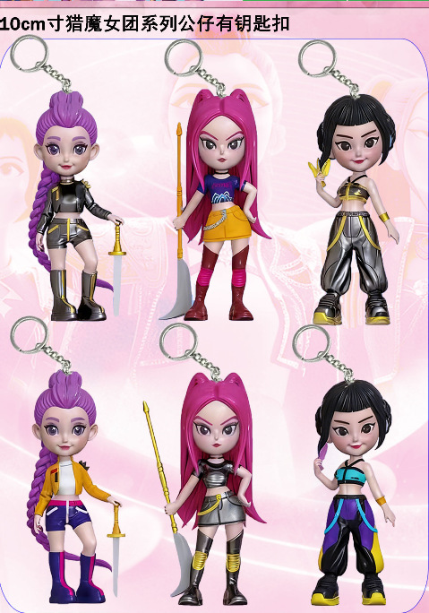 Caza de brujas transfronterizas 6 series de bolsas ciegas hechas a mano desmontaje Le muñeca modelo de muñeca decoración de escritorio llavero