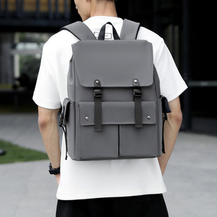 Korean female middle school student schoolbag wholesale backpack men printed LOGO large capacity travel bag business computer backpack