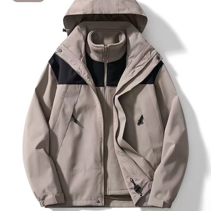 Red popularidad 3 - en - 1 chaqueta de asalto hombre y mujer chaqueta desmontable a prueba de viento traje de montaña traje de viaje traje frío comercio exterior