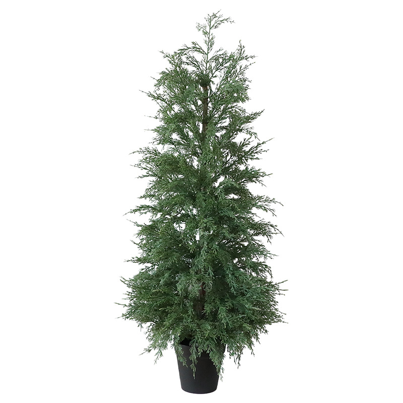 Shengyuan nuevo producto 70 / 90CM simulación de ciprés lateral decoración de árbol de Navidad decoración interior y exterior de Navidad