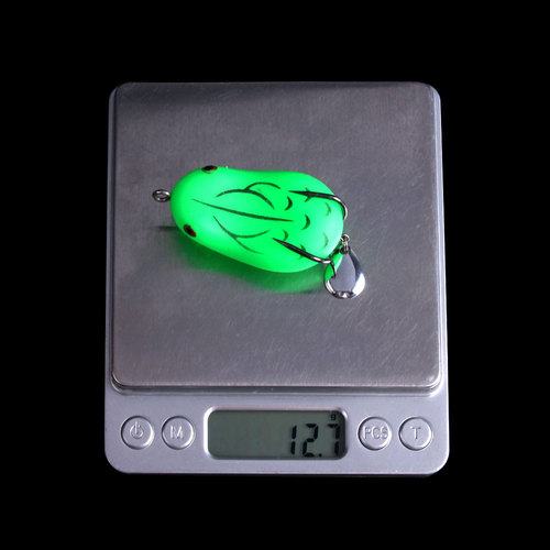 Thunder frog  new small poisonous toad black long-range cast lure frog bionic fake bait black fish soft bait fishing gear modification