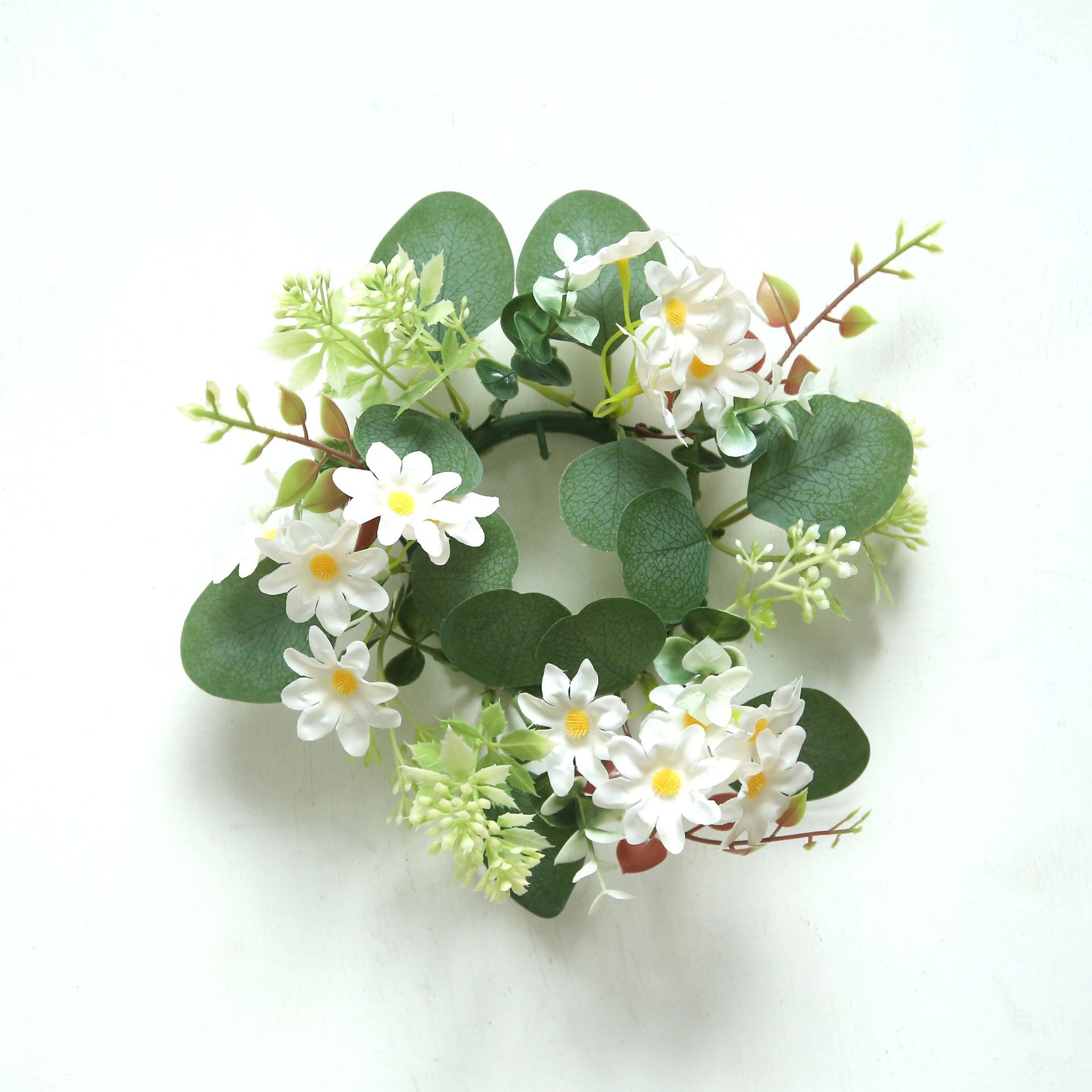 Selección estricta de estilo europeo simulación de guirlandas de cerillas de mesa atmósfera de alto nivel guirlandas de velas decoración de flores de fiesta