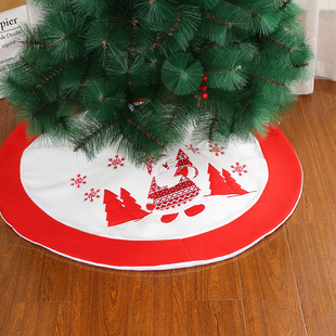 Cross-border Christmas Tree Dress High-end Embroidered Flannel Christmas Tree Dress Christmas Tree Decorations Holiday Atmosphere Dress