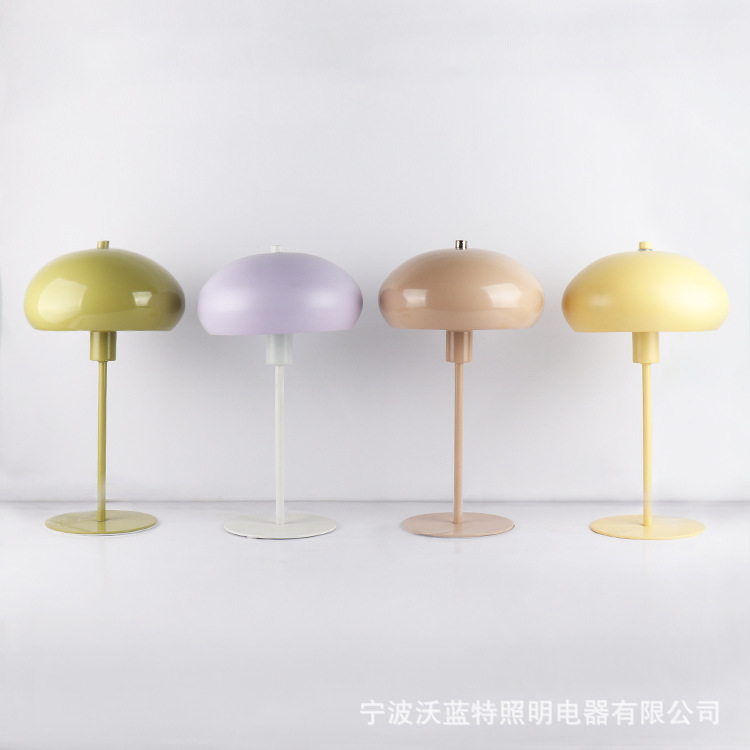 Fábrica directa de metal de barra recta hongo lámpara de piso, lámpara de escritorio