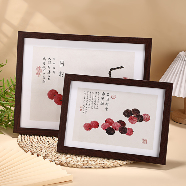 Wooden photo frame for bedroom