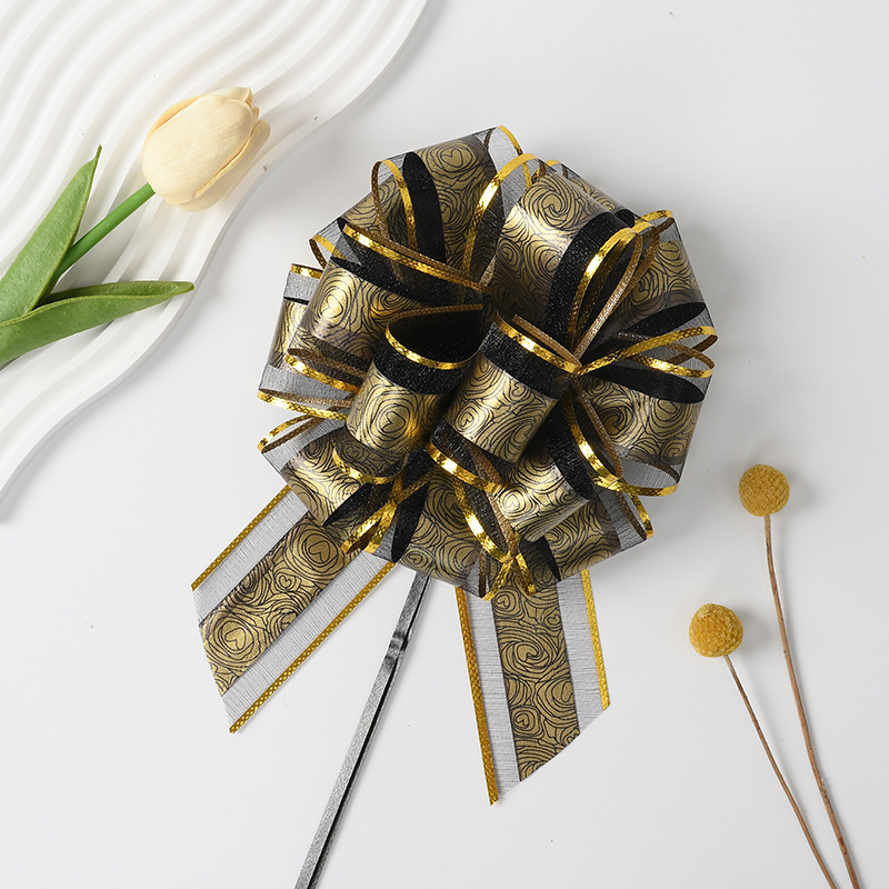 50 grandes rosas de nieve flores de bola de decoración de automóvil de boda flores de embalaje de flores de regalo de vacaciones cinta