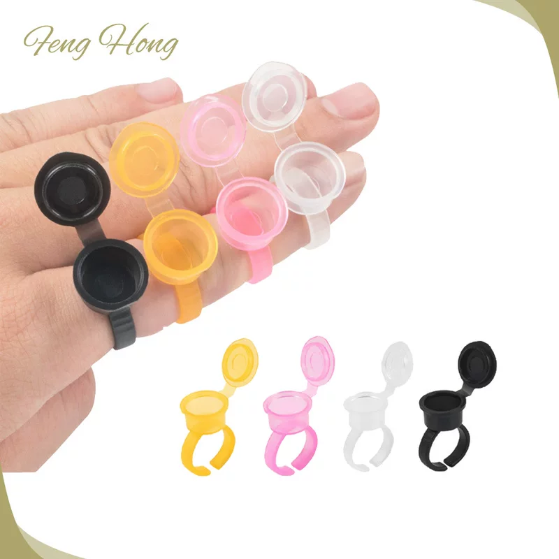 Disposable ring, hermetic cosmetic tattoo, for beauty salons, 50 pieces