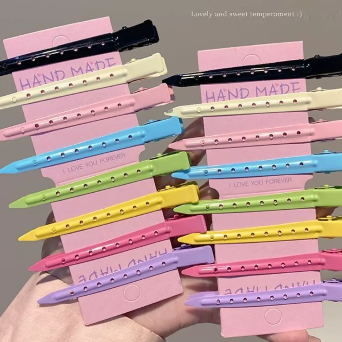 彩色化妆定型无痕发夹女发根蓬松神器刘海夹碎发鸭嘴夹子发卡头饰