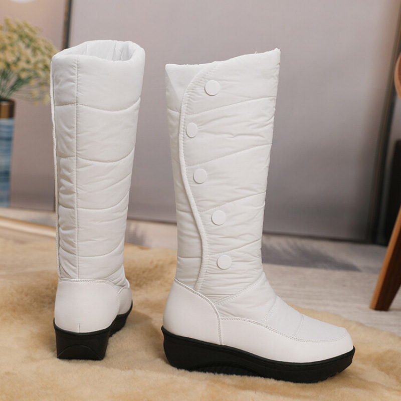 winter high boots platform