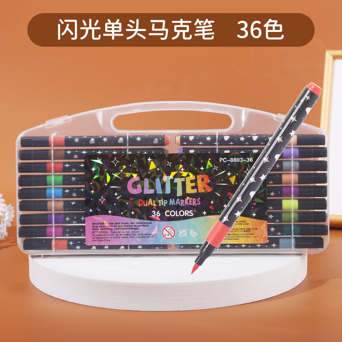 [Una] doble cabeza flash color marcador de pintura doble cabeza resaltador de color flash