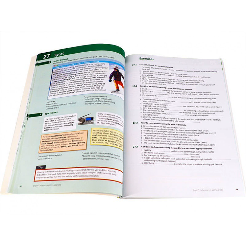 Cambridge Advanced English with the second version of English Collocations in Use Advanced