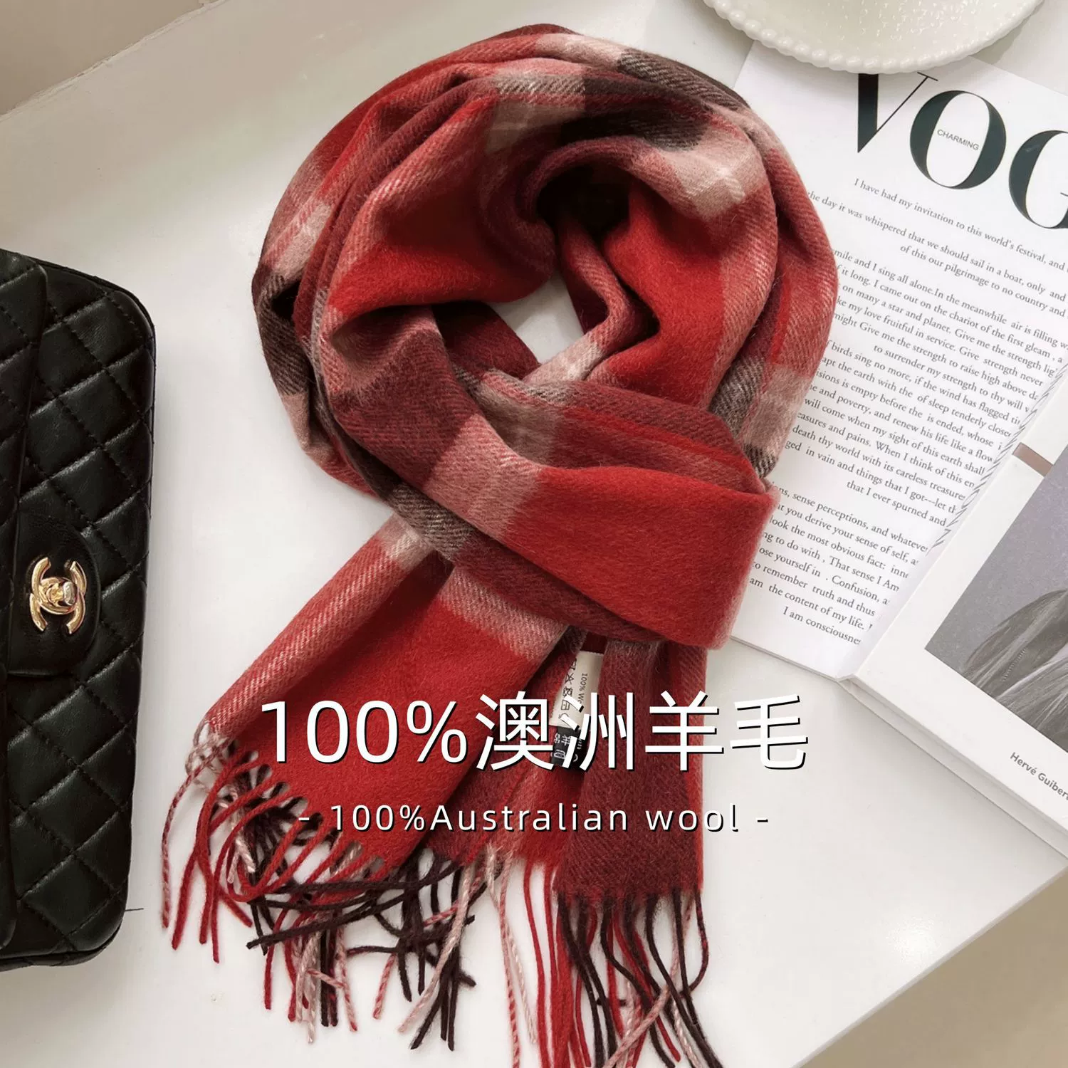 Atmospheric winter universal keep warm scarf, Korean style