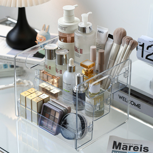 Cosmetic table storage box