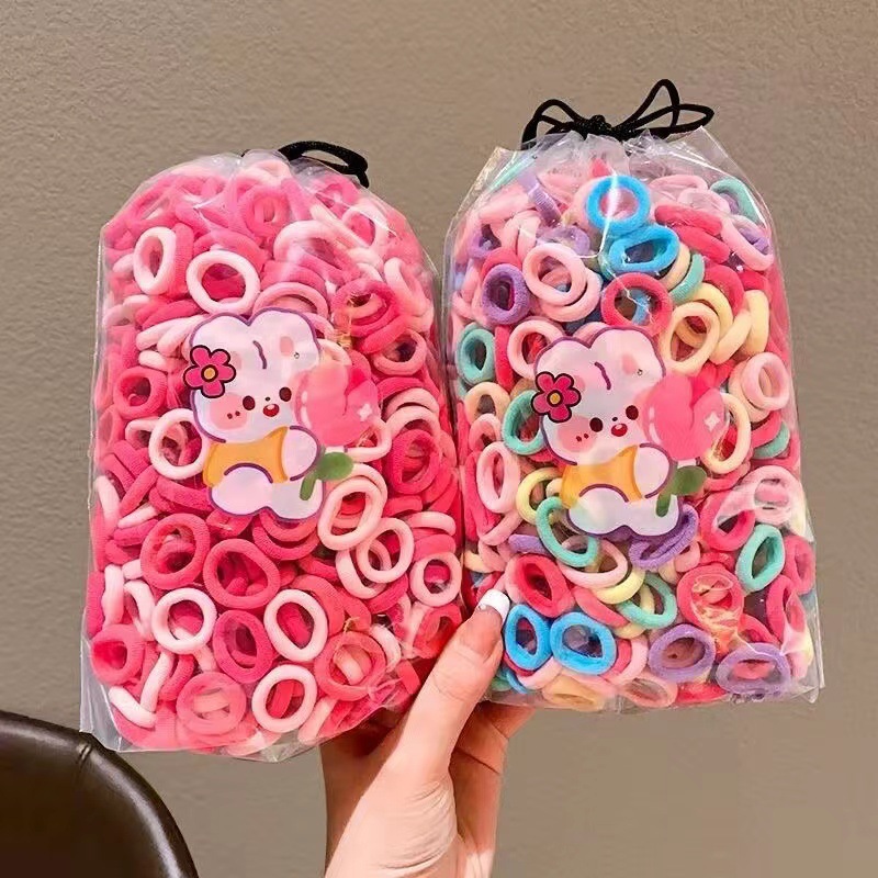 El anillo de toalla para niñas no lastima el cabello cuerda para el cabello banda de goma elástica bebé lazo para el cabello anillo de toalla accesorios para el cabello para niños