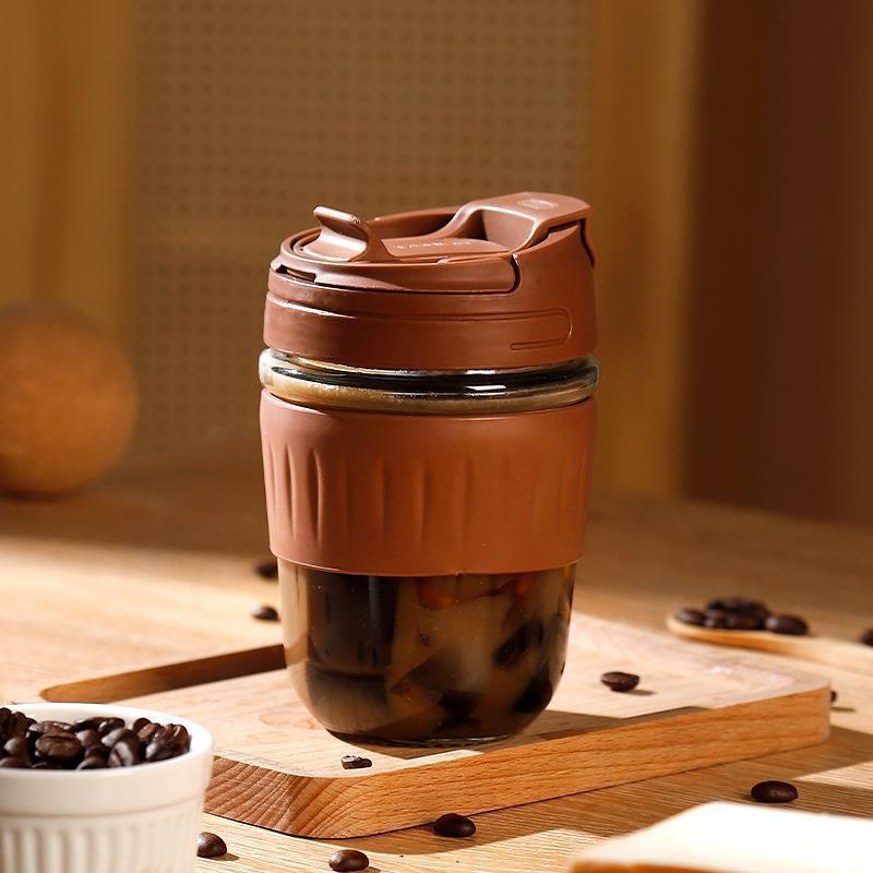 High Yan Value Double Drinking Cup Glass Water Cup Girl's Portable Straw Drinking Cup Coffee Cup Advertising Gift Cup for Hair High Yan Value Double Drinking Cup Glass Water Cup Girl's Portable Straw Drinking Cup Coffee Cup Advertising Gift Cup for Hair