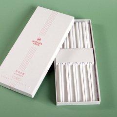 哇噢定制松发瓷器筷子抗菌防霉防滑高档轻奢陶瓷筷家用聚会耐高温