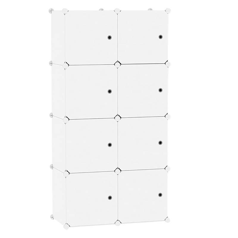 Blanco 8 cuadrículas con puerta