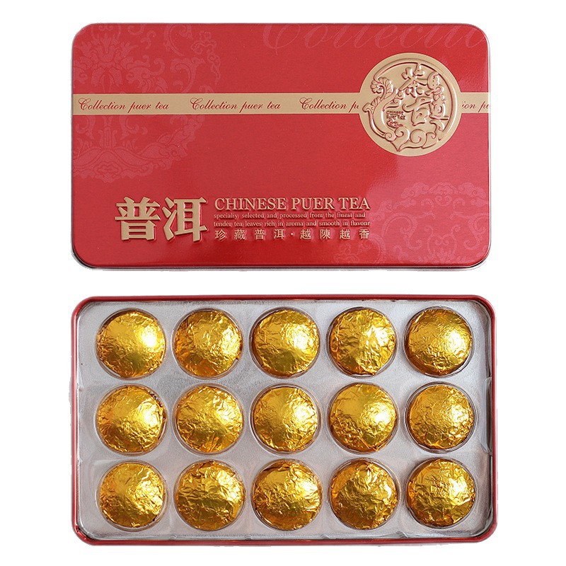 보이차 숙차 미니타차 75g 선물세트