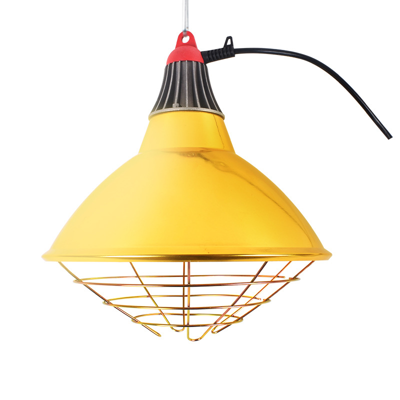 Pantalla de calefacción de cría Pantalla de lámpara de preservación de calor especial Pantalla para lámpara de calefacción de granja ampolla para cerdos lámpara térmica para cría de pollos