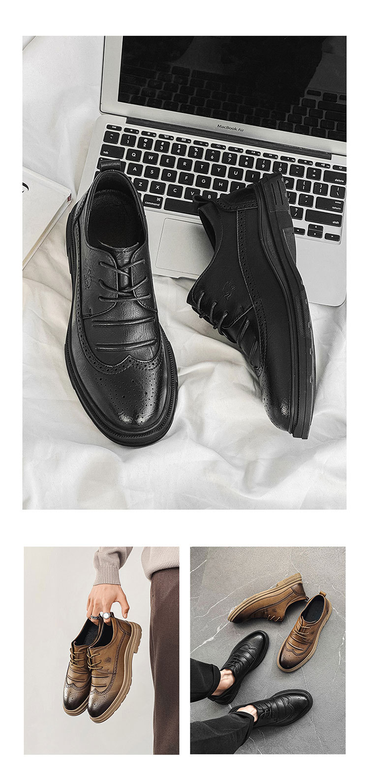 Suit Wedding Groom Business Formal Casual Leather Shoes Men_voghion.com