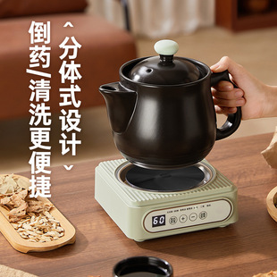 Fully Automatic Decoction Pot, Traditional Chinese Medicine Decoction Pot, Electric Decoction Pot, Medicine Jar, Household Casserole for Decoction and Soup, Dual-Purpose Decoction Machine, Decoction Pot