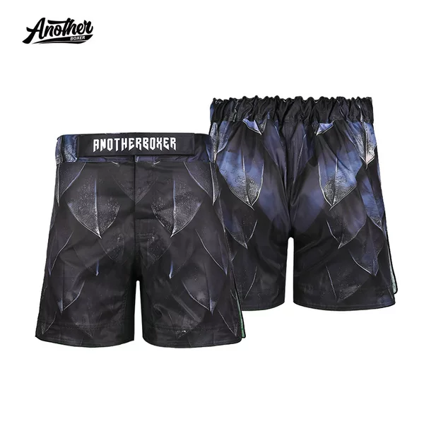 Anotherboxer New Dragon Scale Armor Fighting Mma Shorts Brazilian Jiu-Jitsu Fitness Fighting Pants