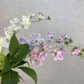 高端仿真花垂丝茉莉花单支高档假花家居装饰婚礼堂布置拍摄道具