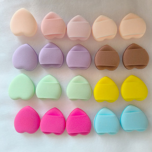 Finger Powder Puff Mini Small Air Cushion Concealer Drop-Shaped Heart-Shaped Marshmallow Makeup Tool Thumb Powder Puff