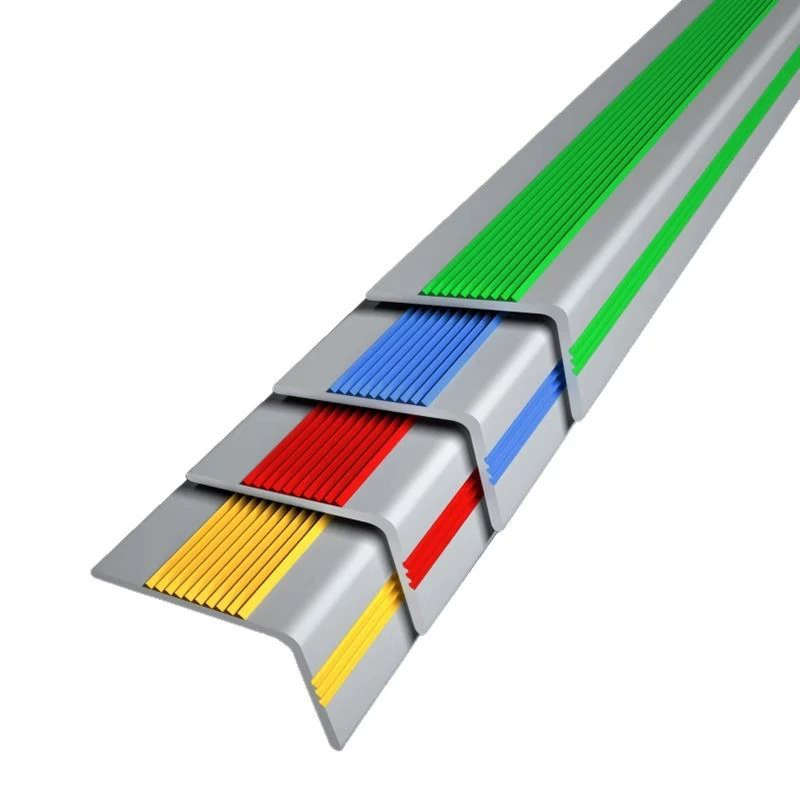 Non-slip protective corner covers PVC for stairs, self-adhesive floor lighting for kindergarten
