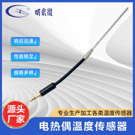 PT1000测温探头热电阻探针防水设计适配医疗设备工业仪表等传感器