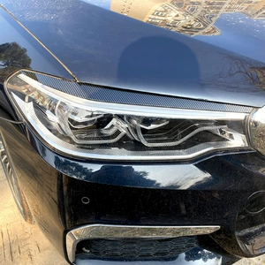 Headlight Eyebrow Car Sticker for BMW 5 Series G30 2017-2020