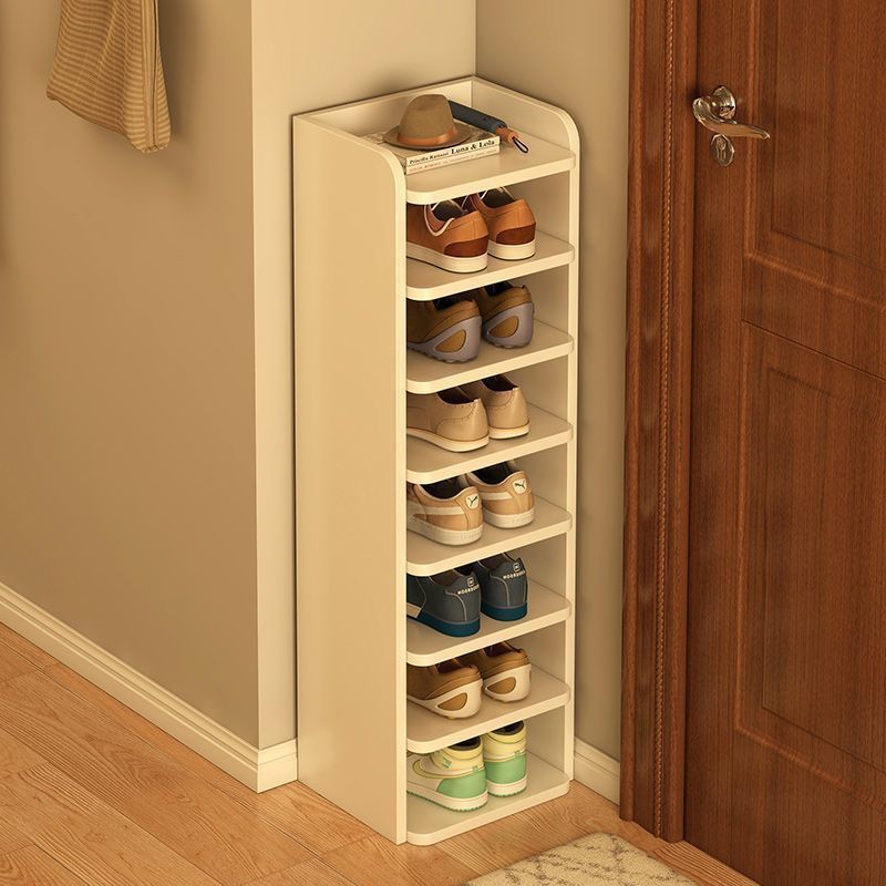 Simple Shoe Rack for Home Entrance, Narrow Multi-Layer Partition Storage Organizer, Space-Saving Shoe Cabinet for Rental Apartments