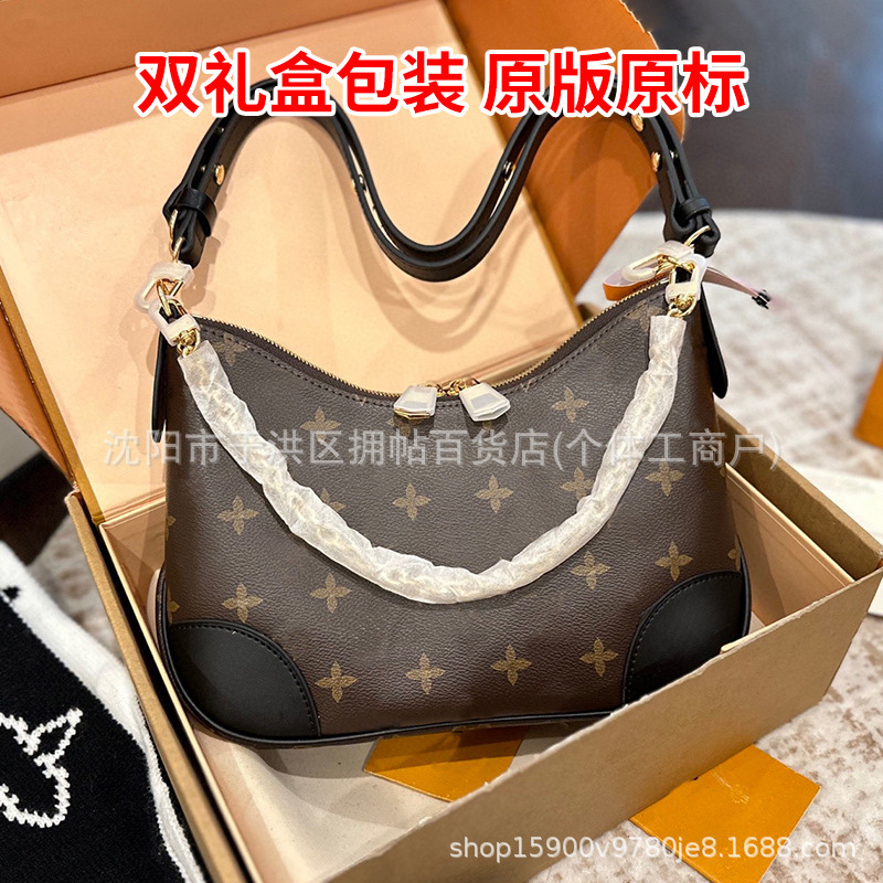 Luxury Brand Vintage Saddle Bag Handbag Shoulder Bag Underarm Bag Chain Bag Classic Women's Bag Cross-Border Trade - Thumbnail 7