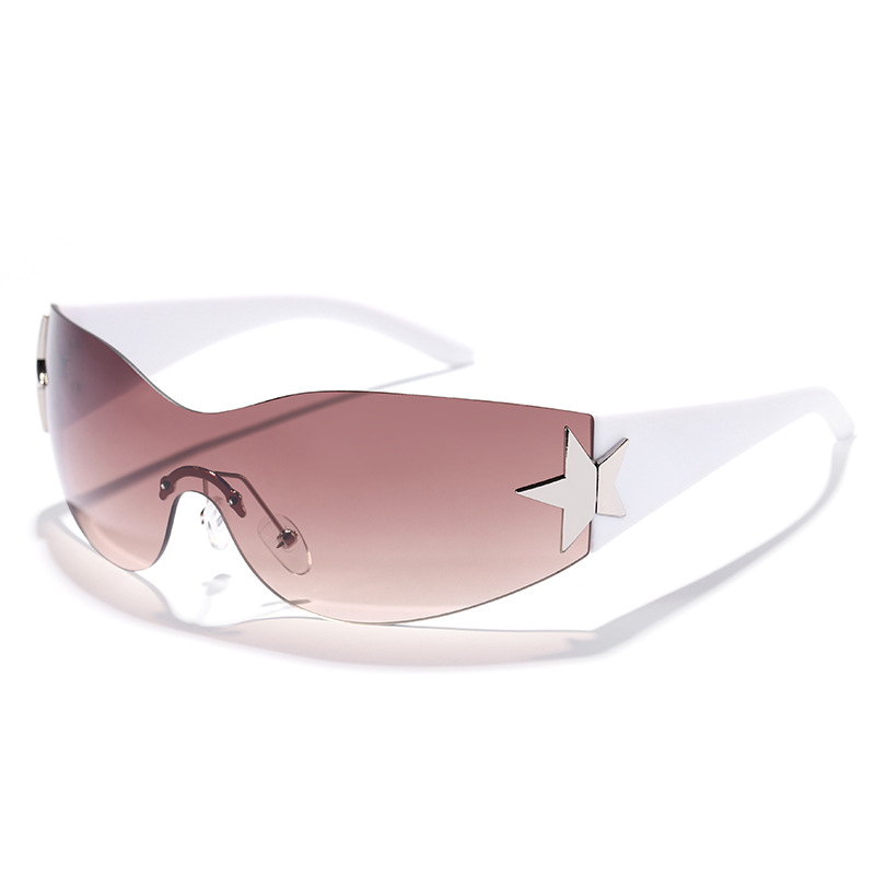2023 nuevas gafas de sol de metal cuadradas de las mujeres de moda ins estilo personalizado de moda UV400 UV a prueba de gafas de sol de metal