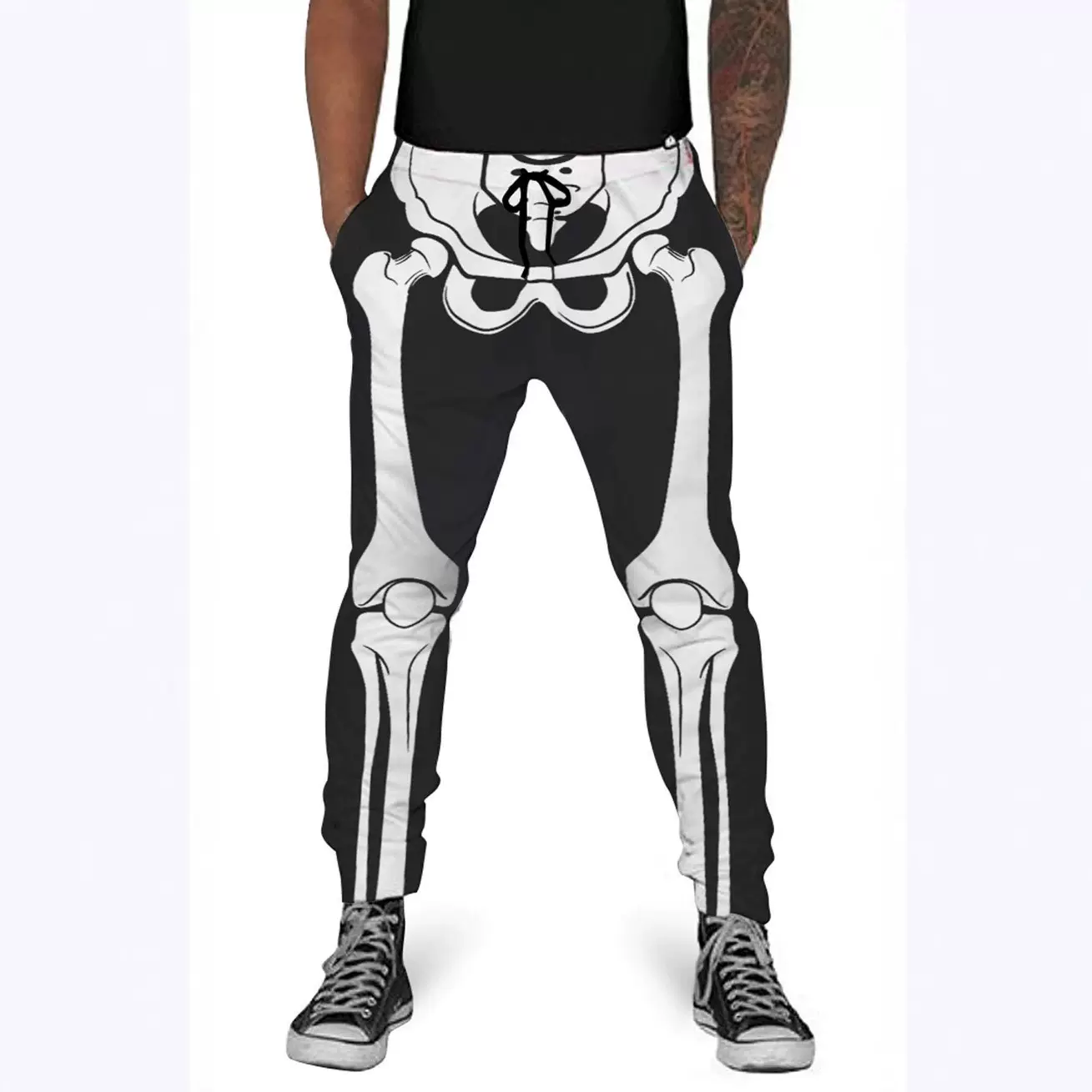 2024男士万圣节圣诞节时尚3D印花长裤休闲卫裤外贸跨境亚马逊热销