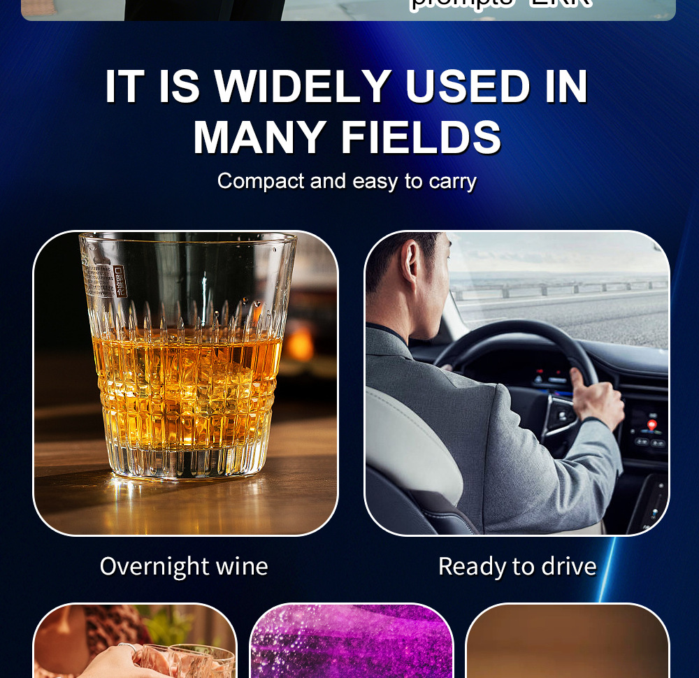 New Cross-Border Precision Alcohol Tester, Drunk Driving Detection Device, Breathalyzer for Drunk Driving Testing