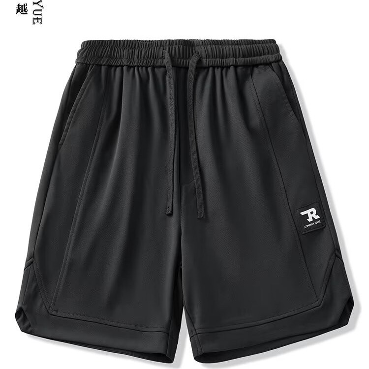 Pantalones cortos deportivos de ropa exterior de verano de la marca de moda estadounidense para hombres sueltos de gran tamaño casual pantalones de cinco puntos rectos transpirables y versátiles