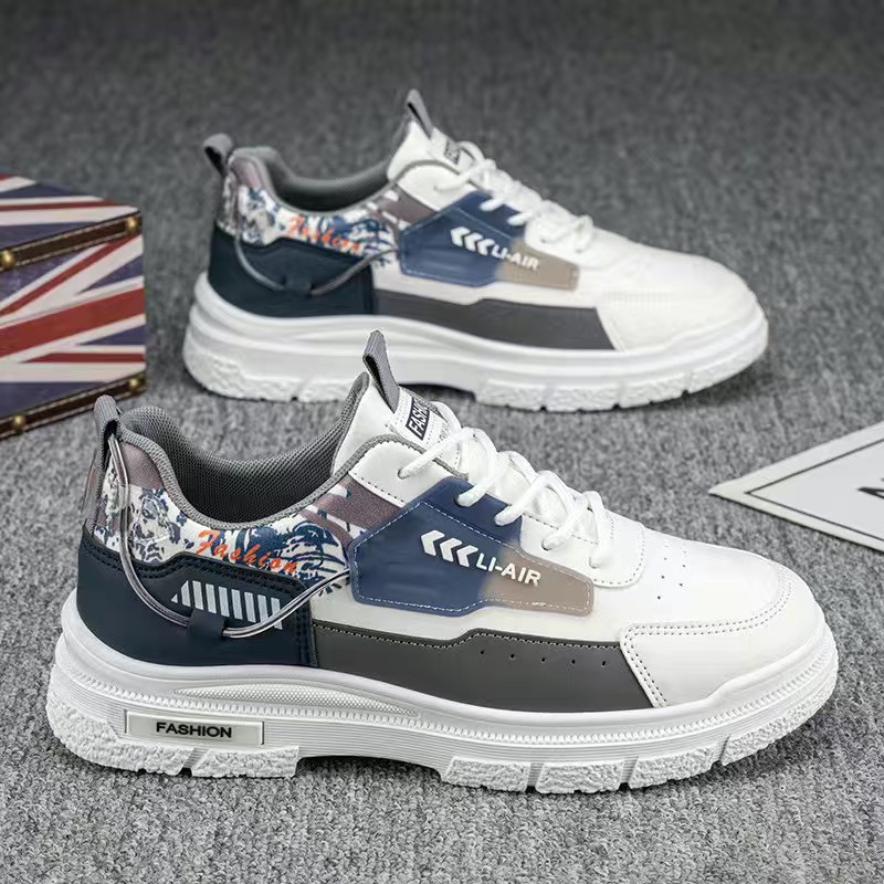 2025 primavera nuevos zapatos de hombre de altura baja zapatos deportivos casuales zapatos de skate para hombres jóvenes zapatos de moda coreana de estudiantes zapatos individuales